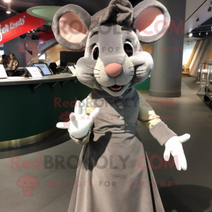 Gray Rat mascotte kostuum...