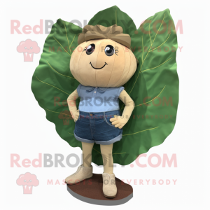 Tan Cabbage Leaf mascotte...
