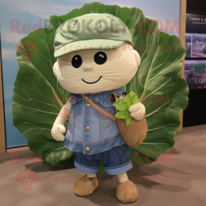 Tan Cabbage Leaf mascotte...
