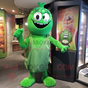 Green Ghost mascotte...