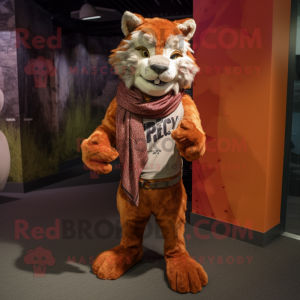 Rust Lynx mascotte kostuum...