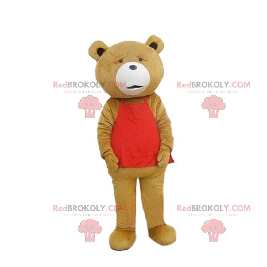 Maskot av den berømte bjørnen Ted i filmen med samme navn -