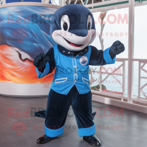 Blue Killer Whale mascotte...