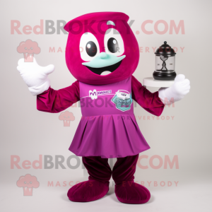 Magenta Hourglass maskot...