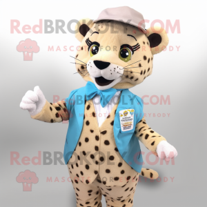  Leopard maskot kostume...