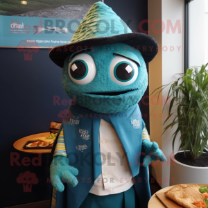 Teal Fish Tacos mascotte...