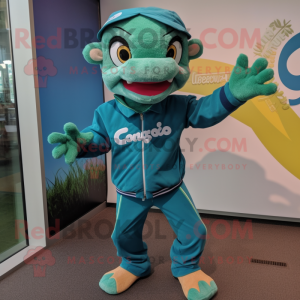 Teal Geckos mascotte...