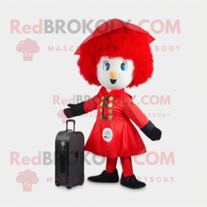 Red Irish Dancer maskot...