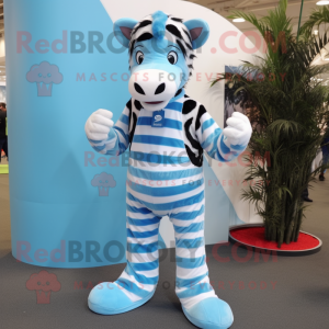 Himmelblauer Zebra...