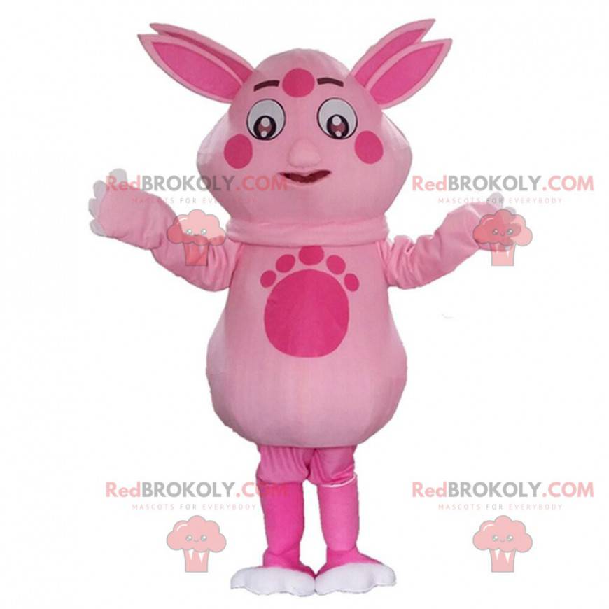 Luntik maskot, berömd rosa seriefigur - Redbrokoly.com