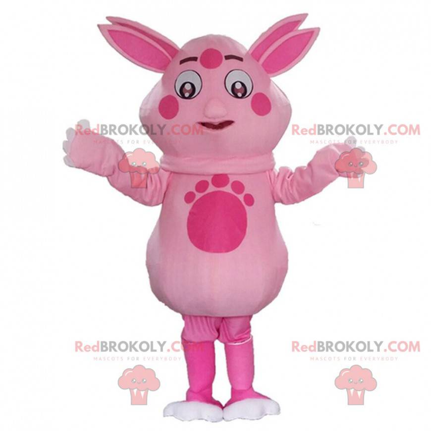 Luntik maskot, berømt rosa tegneseriefigur - Redbrokoly.com