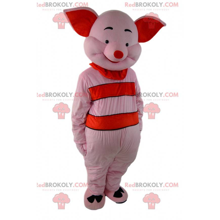 Mascot Piglet, the famous pink pig in Winnie the Pooh -