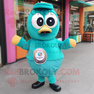 Teal Bagels mascotte...