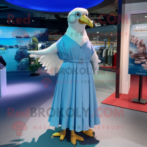 Sky Blue Gull mascotte...