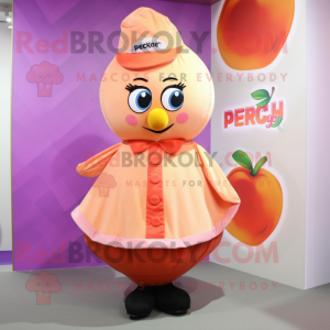 Peach Plum maskot kostume...