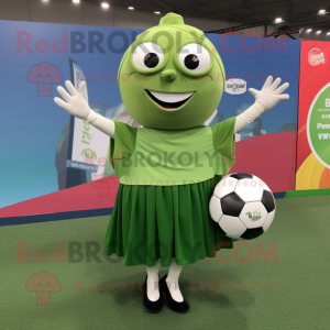 Olive Soccer Goal mascotte...