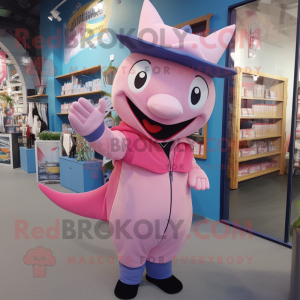 Pink Swordfish maskot...