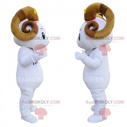 Goat mascot, giant ram costume with large horns - Redbrokoly.com