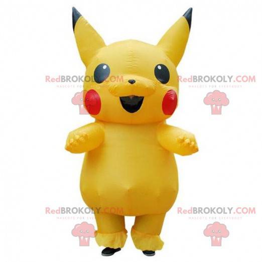 Pikachu-Maskottchen, das berühmte gelbe Manga-Pokémon -