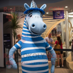 Blauw Quagga mascotte...