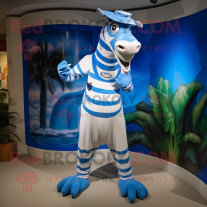 Blauw Quagga mascotte...