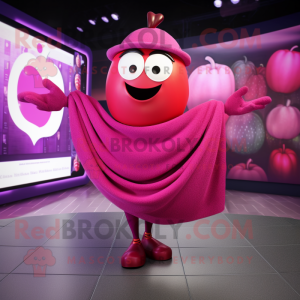 Magenta Apple mascotte...