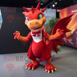 Red Dragon mascotte kostuum...