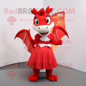 Red Dragon mascotte kostuum...