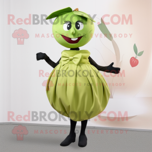 Olive Apple maskot kostume...
