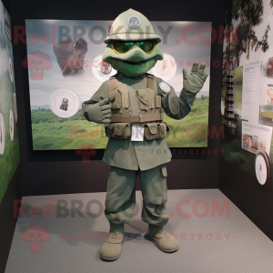 Silver Green Beret mascotte...