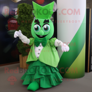 Green Queen mascotte...