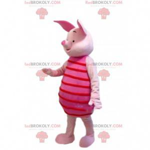 Mascot Piglet, den berømte rosa grisen i Winnie the Pooh -