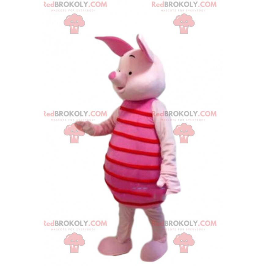 Knorretje mascotte, het beroemde roze varken in Winnie de Poeh