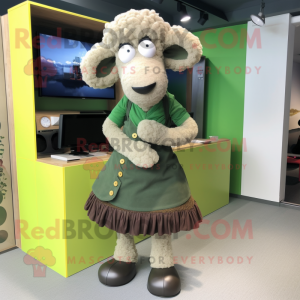 Olive Sheep mascotte...