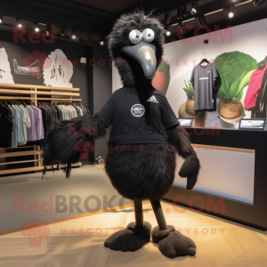 Black Ostrich mascotte...