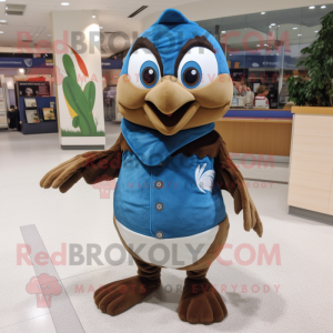 Brown Blue Jay mascotte...