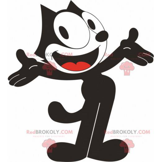 Mascot Felix de beroemde zwart-witte kat - Redbrokoly.com
