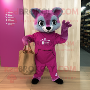 Magenta Civet mascotte...