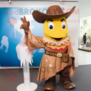  Cowboy maskot kostume...