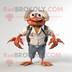  Crab maskot kostym...