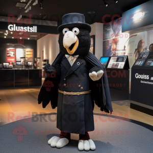 Svart Guinness maskot drakt...