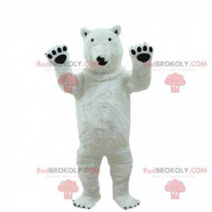 Costume da orso polare gigante, mascotte orso polare -