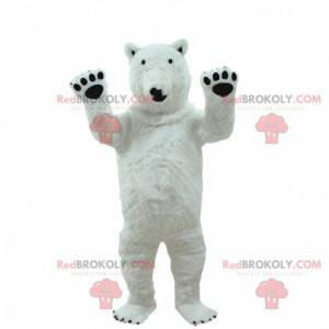 Obří kostým ledního medvěda, maskot ledního medvěda -
