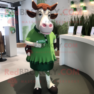 Forest Green Guernsey Cow...