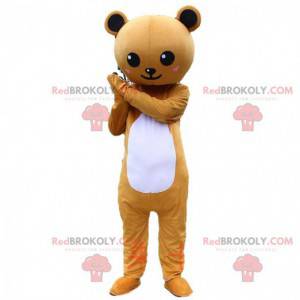 Brown and white teddy bear costume, teddy bear costume -