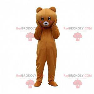 Costume da orsacchiotto di peluche completamente