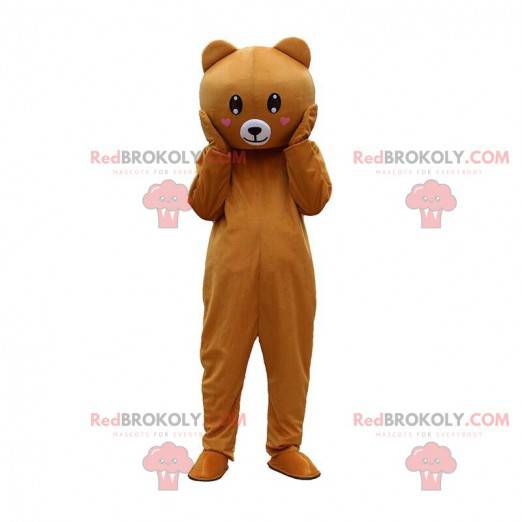 Costume da orsacchiotto di peluche completamente