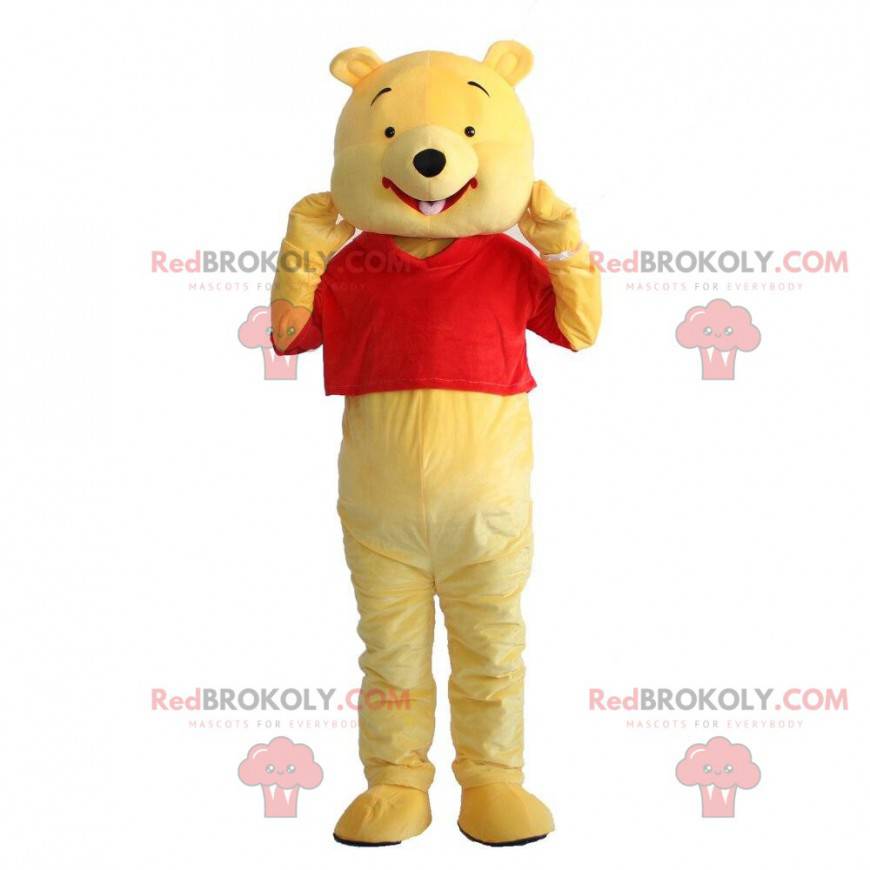 Fantasia de Winnie the Pooh, famoso urso de desenho animado -