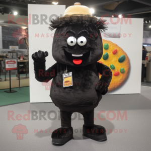 Black Hamburger mascotte...