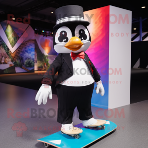nan Skateboard mascot costume character dressed with a Tuxedo and Headbands